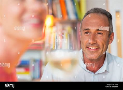 Man Smiling At Woman Hi Res Stock Photography And Images Alamy
