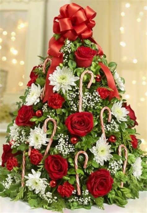 Christmas christmas tree decoration gift holiday xmas advent christmas decoration new year christmas time. Holiday Flower Tree | Christmas flower arrangements ...