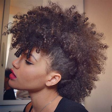 23 Faux Hawk Hairstyles For Women Stayglam Natural Hair Styles