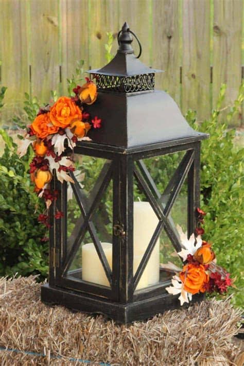 I tend to love and decorate with big pieces. 25 Most Beautiful Ways To Decorate For Fall With Lanterns