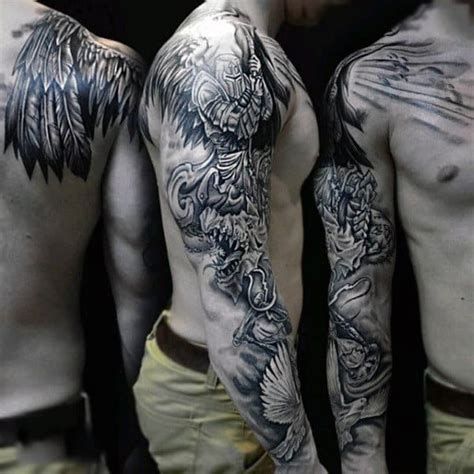 Warrior Tattoos Half Sleeve