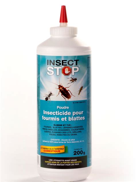 Insecticide Insect Stop Contre Les Blattes Et Fourmis Intérieur Et