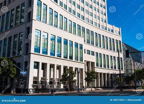 Hall of Justice Building in San Diego, California Editorial Photo