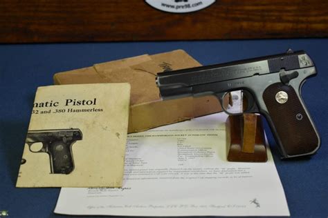 Us Ww2 Colt M1908 General Officers Pistol Pre98
