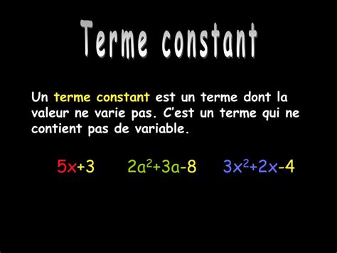Substituting x = 0, we get: PPT - Les expressions algébriques PowerPoint Presentation ...