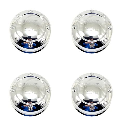 4x Ion Alloy Chrome Wheel Center Hub Caps 8x1651 8 Lug For 166 Ebay