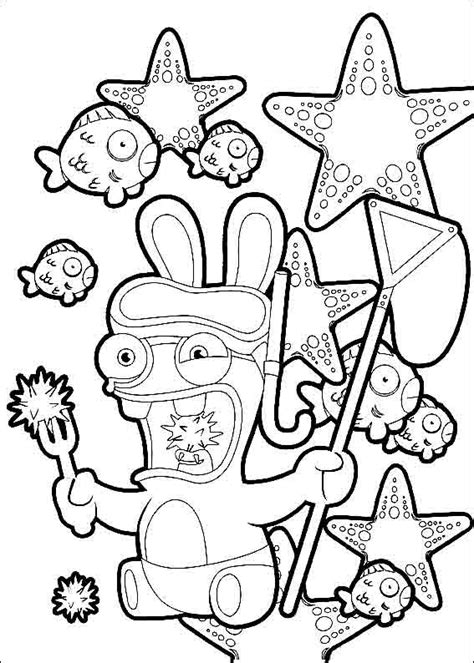 Printable Coloring Book Rabbids Invasion 7