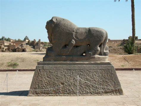 The Lion Statue Representing Babylons Conquering Of The World