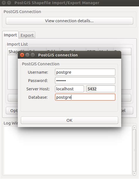 Connecting Qgis And Postgis Database Importing Shapefile Into Postgis