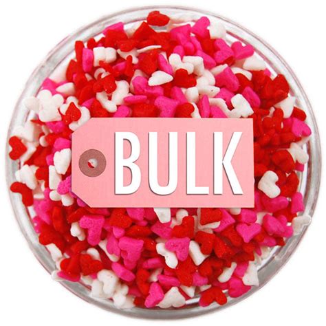 Mini Heart Sprinkles Bulk Layer Cake Shop