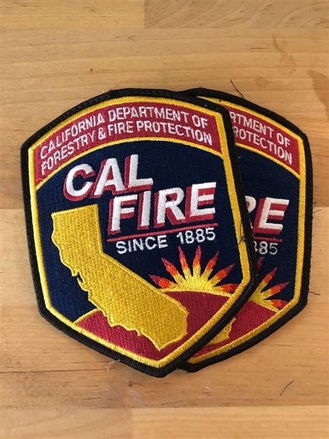 California Department Of Forestry And Fire Protection Cal Fire Patch