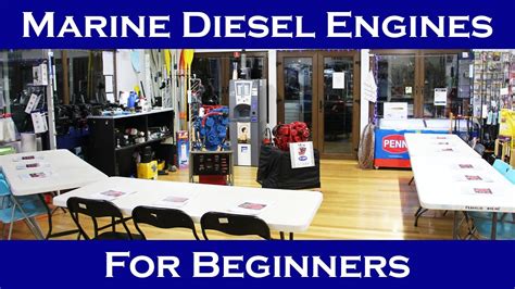 Marine Diesel Engines For Beginners A One Minute Overview Youtube