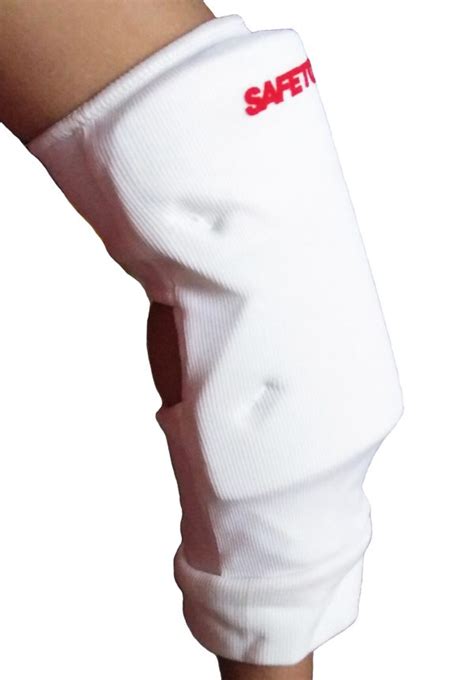 Safetgard 645sw Football Elbow Pad Small White Sportztrack