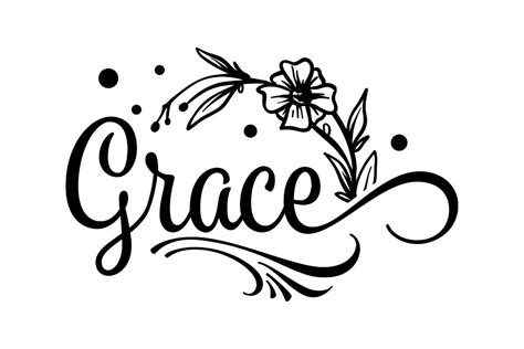 Grace Gráfico Por Creative Divine · Creative Fabrica
