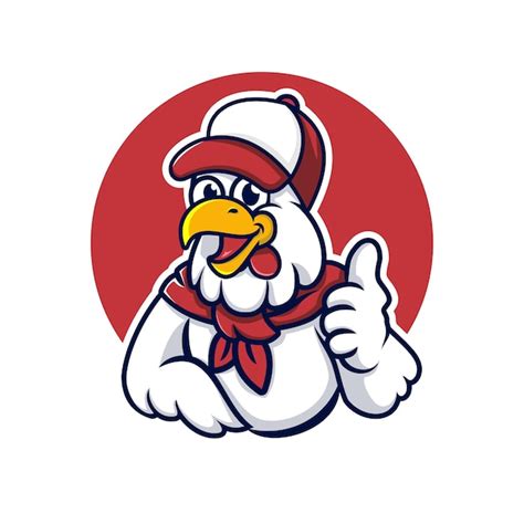 Premium Vector Chicken Mascot Design