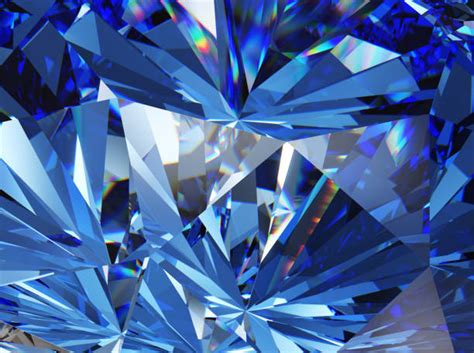 Blue Diamonds Background