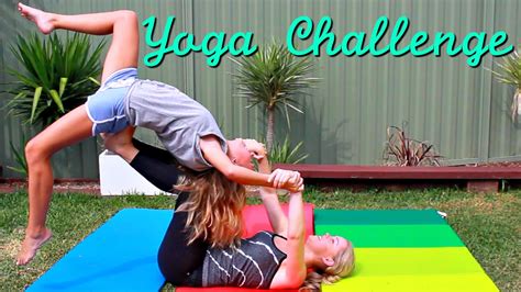 The Yoga Challenge With My Sister Ella Victoria Youtube