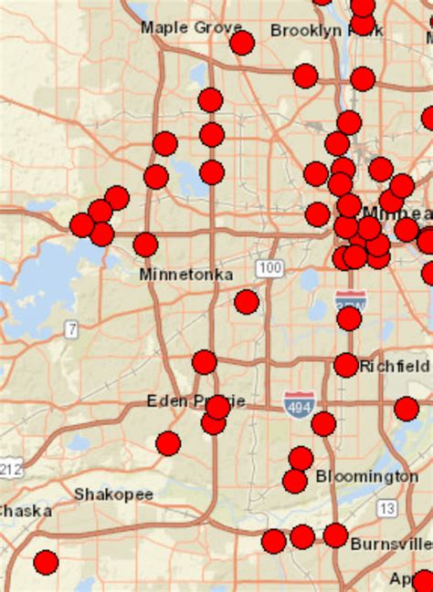 Map Heres Where The Fatal Crashes Happened In Hennepin County