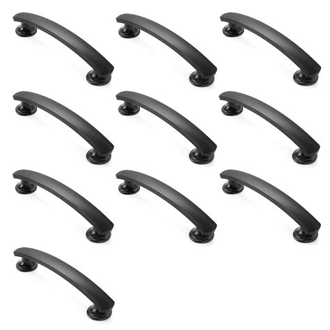 Remember with every purchase from cabinethardware.org you'll be helping someone in need. Matte Black 3-3/4" Curved Arch Kitchen Cabinet Handles ...
