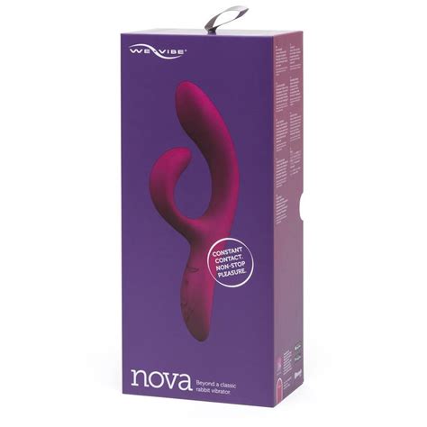 we vibe nova 2 rechargeable app controlled rabbit vibrator lovehoney au