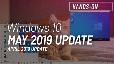 Windows 10 May 2019 Update Version 1903 New Features Youtube