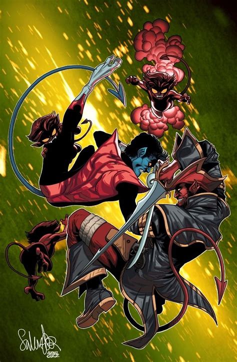 Nightcrawler Vs Azazel Azazel Marvel Nightcrawler Marvel Marvel