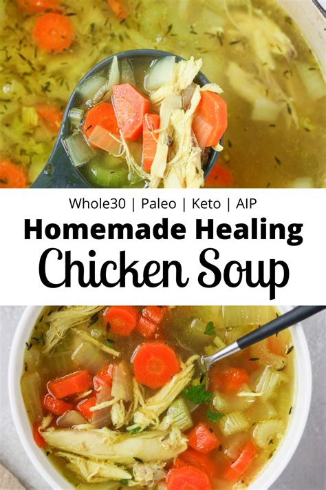 It usually came in a can in condensed form, which called for mixing it with water to make a bowl of a soup. Homemade Healing Chicken Soup | Recipe | Whole food ...