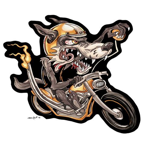 Want to visit a friend to trade resources and have a chat? wolfie | Wolf rider, Motorcycle patches, Biker patches