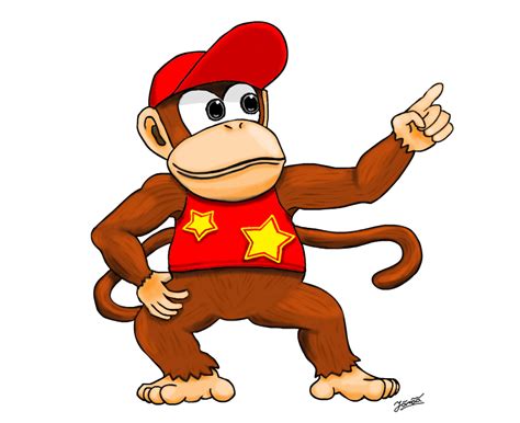 Diddy Kong! by HiImDiceslice on DeviantArt
