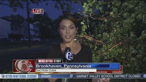Video Erin Ohearn Reports On Storm Damage In Brookhaven Pa 6abc