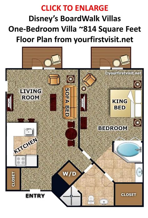 Saratoga springs three bedroom grand villa 4400 for 4 nights disney resort. Photo Tour of the Living Side of a One Bedroom Villa at ...