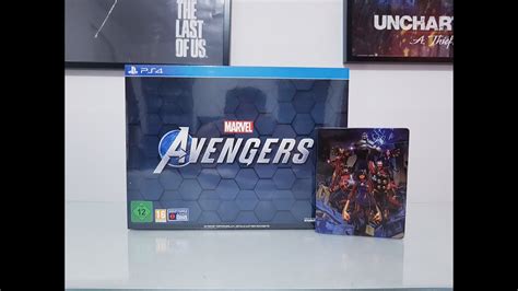 Marvels Avengers Earths Mightiest Edition Ps4 Unboxing Youtube