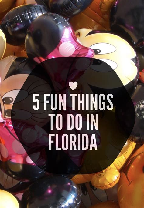5 Fun Things To Do In Florida Louise Rose