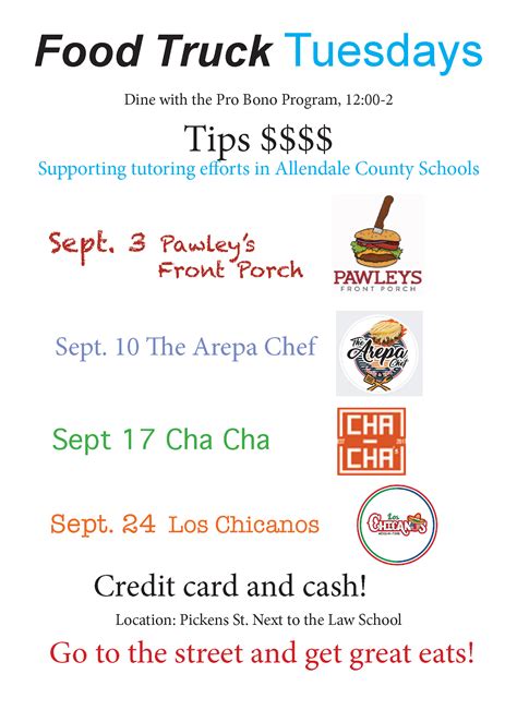 Food Truck TUESDAYS | Pro Bono Program