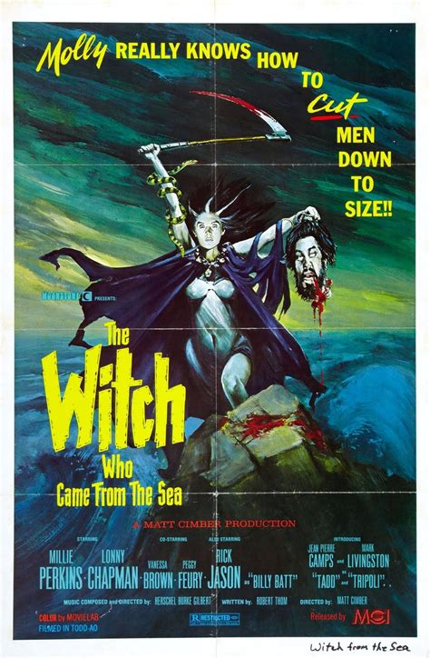 Frank Frazetta Inspired Poster For The Witch Who Came From The Sea