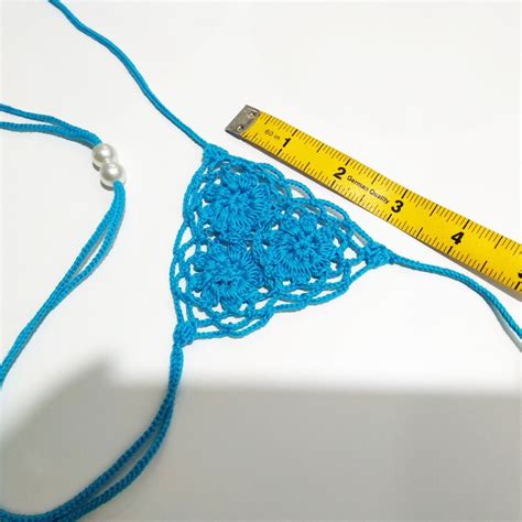 Extreme Micro Thong Crochet Extreme Micro Bikini Bottom Micro See