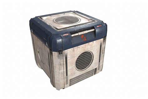 3d Model Sci Fi Cargo Crate Pbr Cgtrader