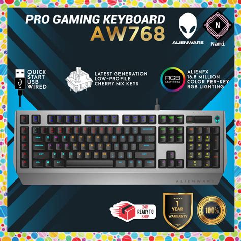 Alienware Pro Gaming Mechanical Keyboard Aw768 Rgb 13 Zone Based