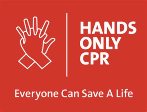 Hands Only Cpr Everyone Can Save A Life Nurse Life Awareness Cpr