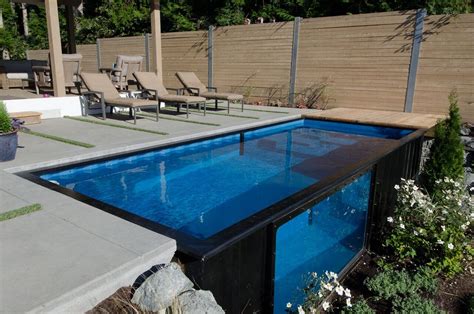 Shipping Container Pool Can Be Installed In Minutes Container Pool Shipping Container Pool