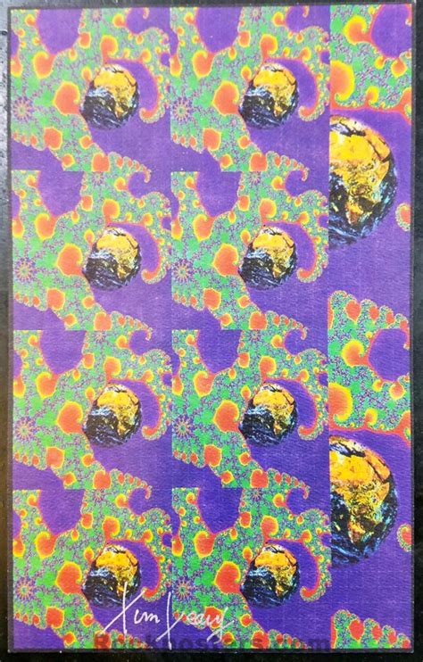 Auction Blotter Acid Paper Timothy Leary Signed Near Mint Sf