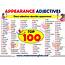 Appearance Adjectives List – Materials For Learning English
