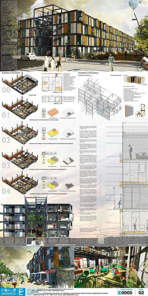 Diseño Laminas Presentacion Arquitectura Lámina Presentación Proyecto