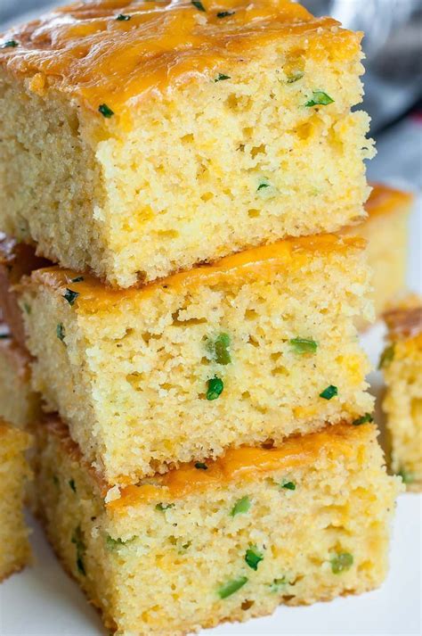 The recipe reminds me of the famous jiffy cornbread mix i grew up on… just without all the. Jalapeño Cheddar Cornbread | Recipe | Cooking recipes ...