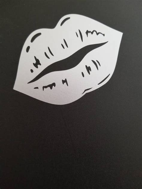 Lips Vinyl Decal Sticker Lips Decal Lips Sticker Lips Car Etsy