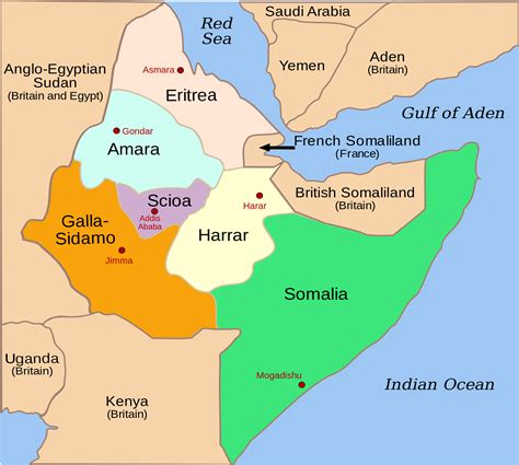 Somaliland Eritreas Last Stand With Somali Map Geeska Afrika Online