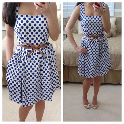Polka Dots And Bow Belt Ootd Daily Outfits Daily Fashion