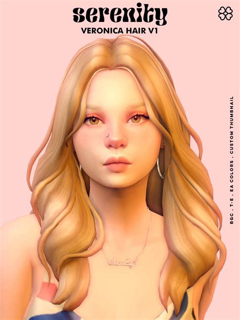 Sims 4 Veronica Hair Sims 4 Anime Sims 4 Sims 4 Characters