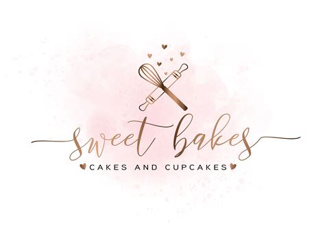 Baking Premade Logo Bakery Logo Custom Cooking Chef Baking Logo Cake