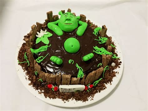 Shrek Swamp Mud Bath Cake How To Make Cake Cake Desserts